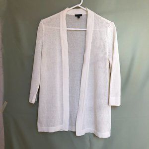 Talbots Cream Three-Fourth Sleeves Jacket, size large